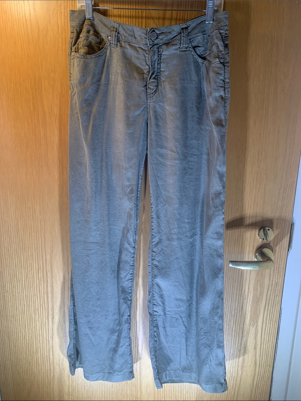 Miraclebody by Miraclesuit Carly Linen Wide Leg Trouser 12 x 31